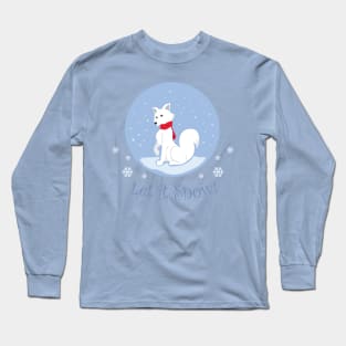 Let it Snow (Arctic Fox) Long Sleeve T-Shirt